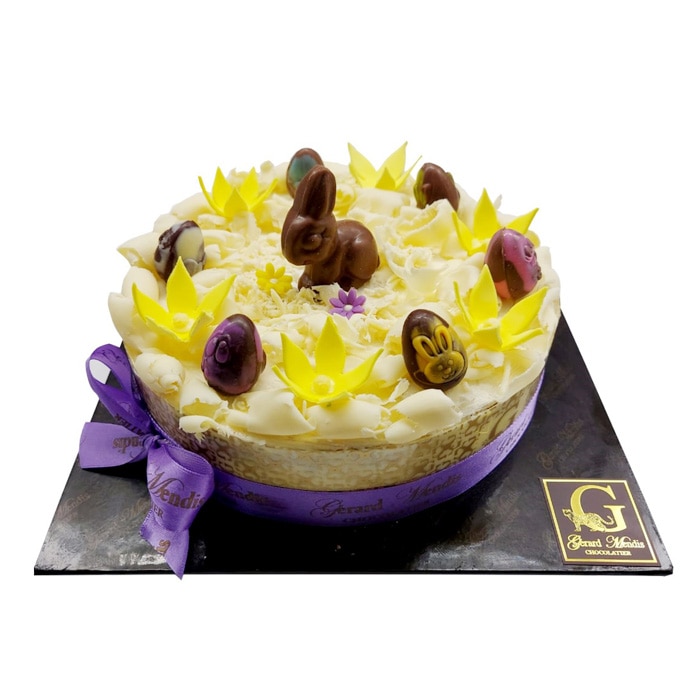 Easter Rose Blanc Cake (GMC) Online at Kapruka | Product# cakeGMC00302