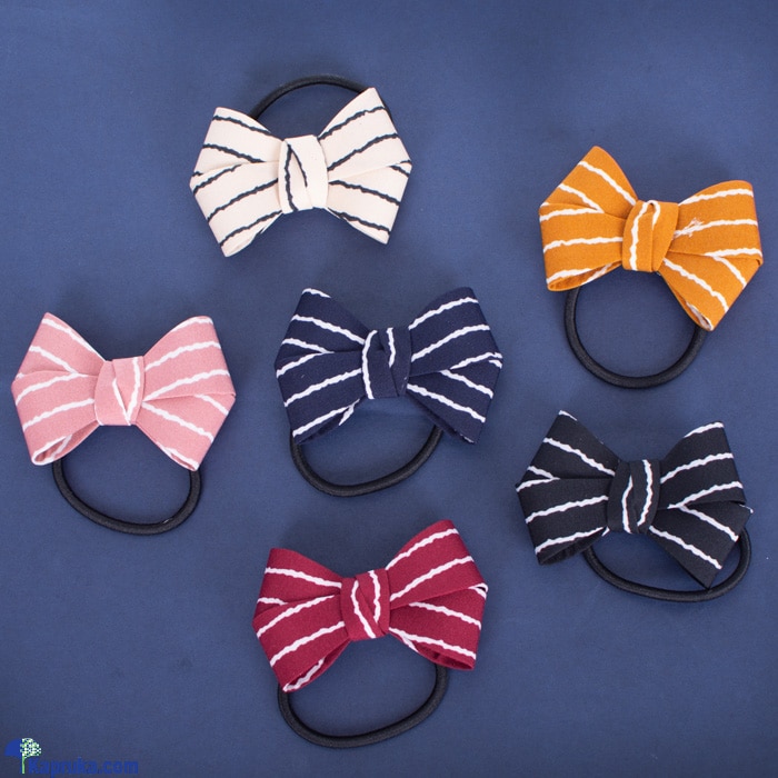 Baby Girls' Cute Bow Hair Bands, Toddler Hair Accessories For Baby Girls, Little Girls In Pair Hair Bands - 6 Items In One Pack Online at Kapruka | Product# fashion002522