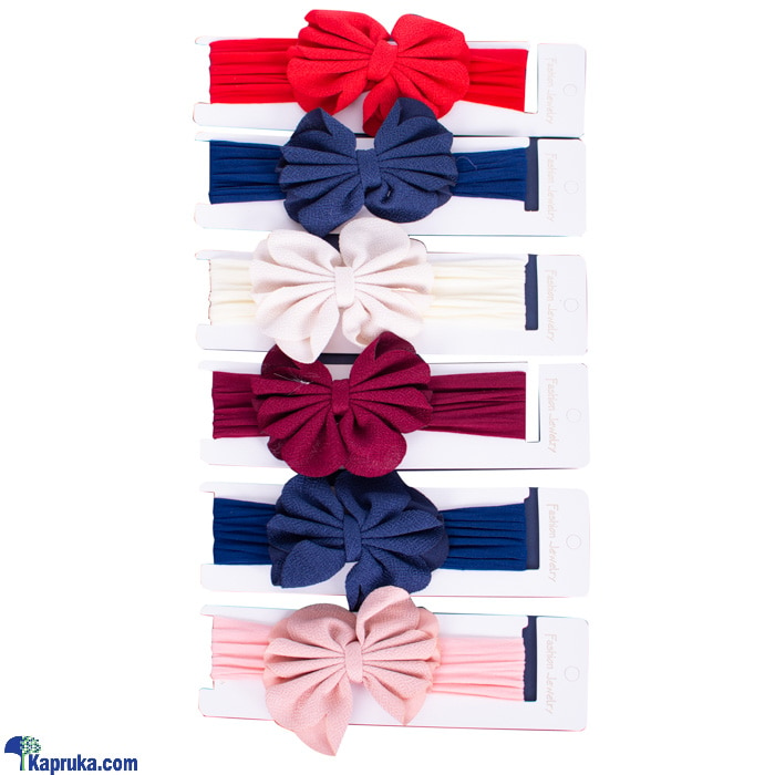 Girls' Hair Accessories, Soft Nylon Hairbands With Bows For Newborn Infant Toddler Kids Headbands For Babies Online at Kapruka | Product# fashion002519