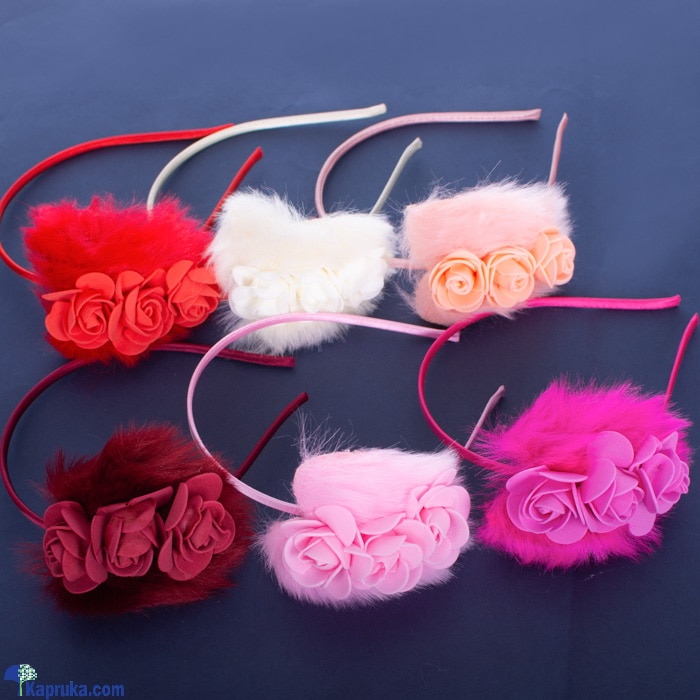 Headbands Roses And Heart Shaped Feathers Fascinator, Colorful Headbands For Cute Baby Girl Online at Kapruka | Product# fashion002524