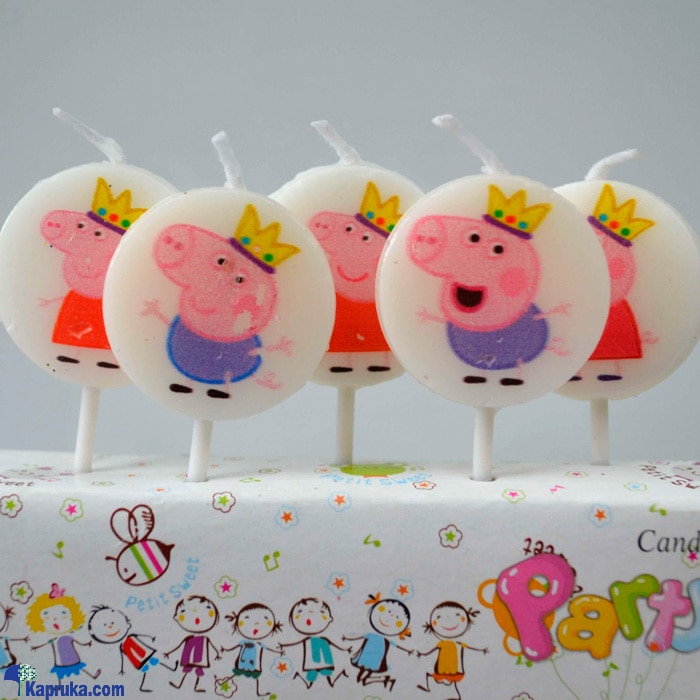 Peppa Pig 5 Piece Candle Set Online at Kapruka | Product# candles0098
