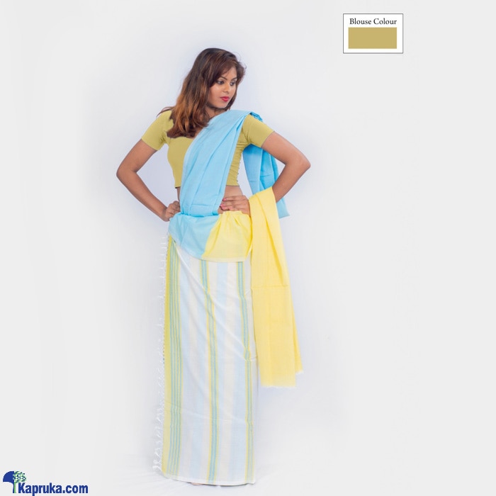Pure Cotton Handloom Saree- AT015 Online at Kapruka | Product# clothing05046