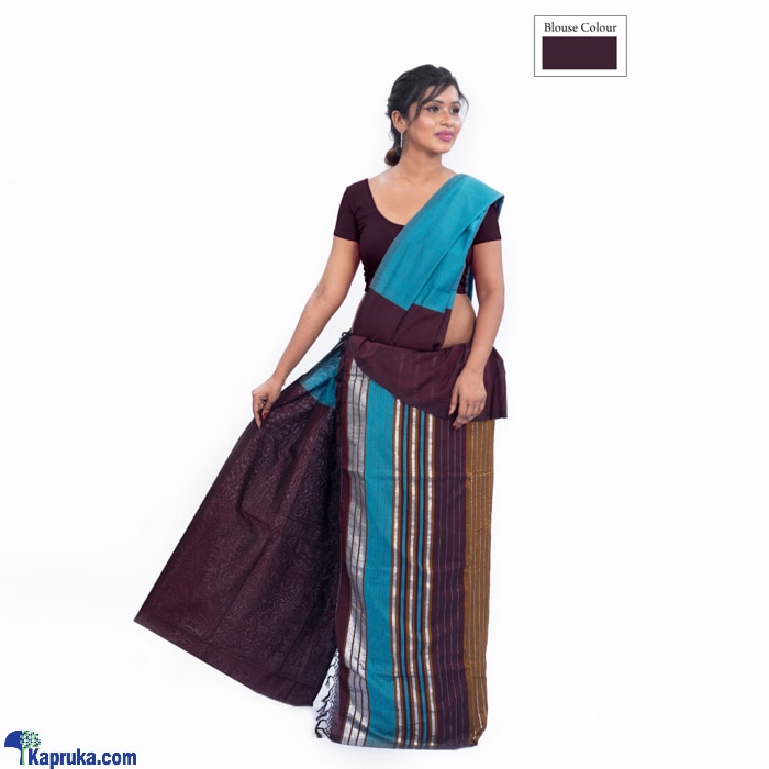 Pure Cotton Handloom Saree- AT031 Online at Kapruka | Product# clothing05051
