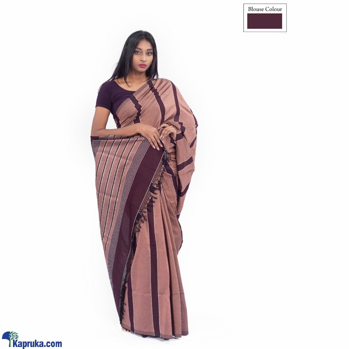 Pure Cotton Handloom Saree- AT009 Online at Kapruka | Product# clothing05057