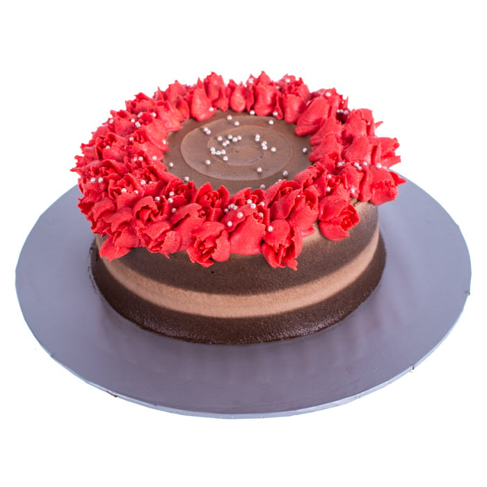 Divine Chocolate Flower Deco Cake Online at Kapruka | Product# cakeDIV00250