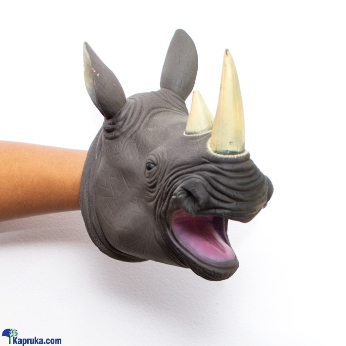 Rhino Head Gloves Soft Natural Latex Rubber Animal Hand Puppet Set For Kids Role Play Online at Kapruka | Product# kidstoy0Z1429