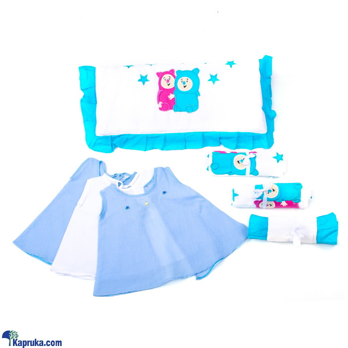 Billy & Bam Baby Hand Quilt Gift Set - Blue - Gift For Baby Boy - With Pillows Online at Kapruka | Product# babypack00597_TC1