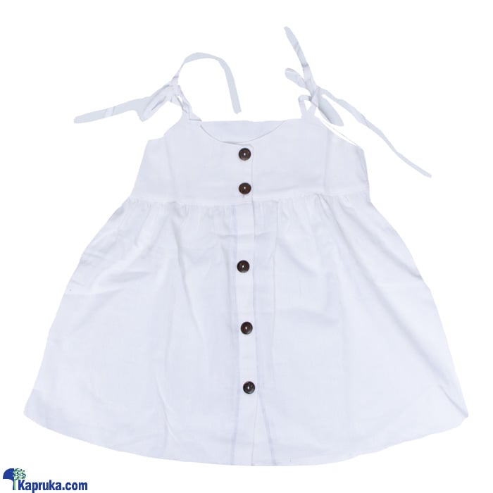 White Linen Dress Online at Kapruka | Product# clothing05143