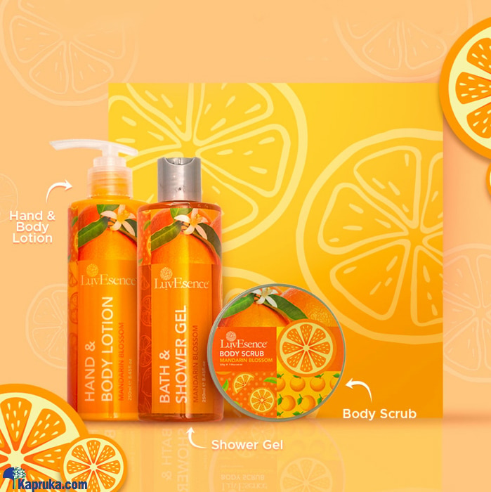 Luvesence Mandarin Blossom Gift Set Online at Kapruka | Product# cosmetics00890