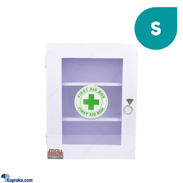First aid box - wood and glass - small- pr499/SMALL Online at Kapruka | Product# elder00192