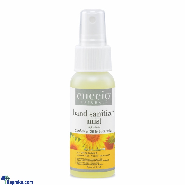 Cuccio Hydrating Hand Sanitizer Spray Mist 56ml (2oz) Sunflower Oil And Eucalyptus Online at Kapruka | Product# cosmetics00894