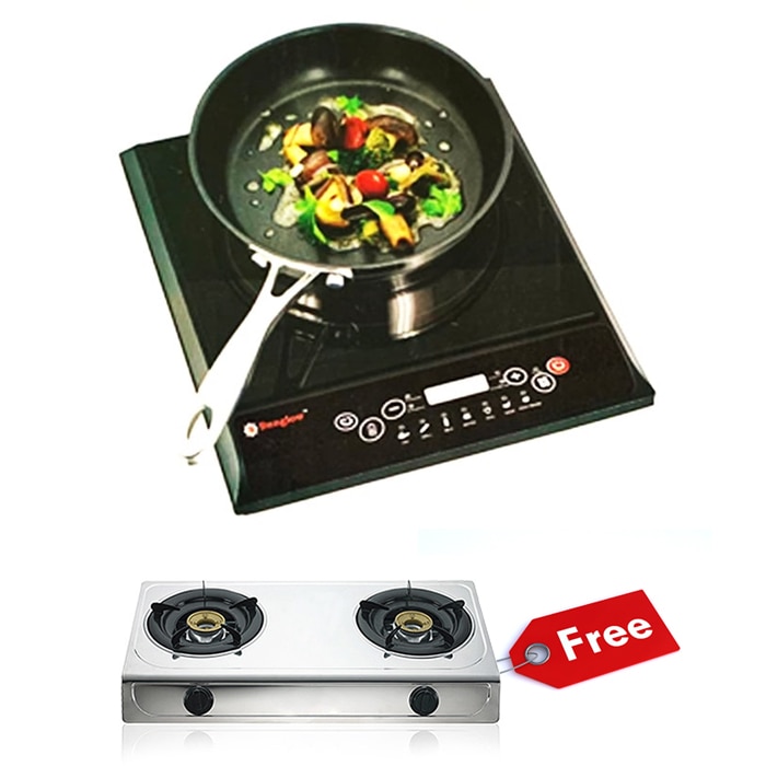 Sunglow Induction Cooker With Free Pot Online at Kapruka | Product# elec00A3533