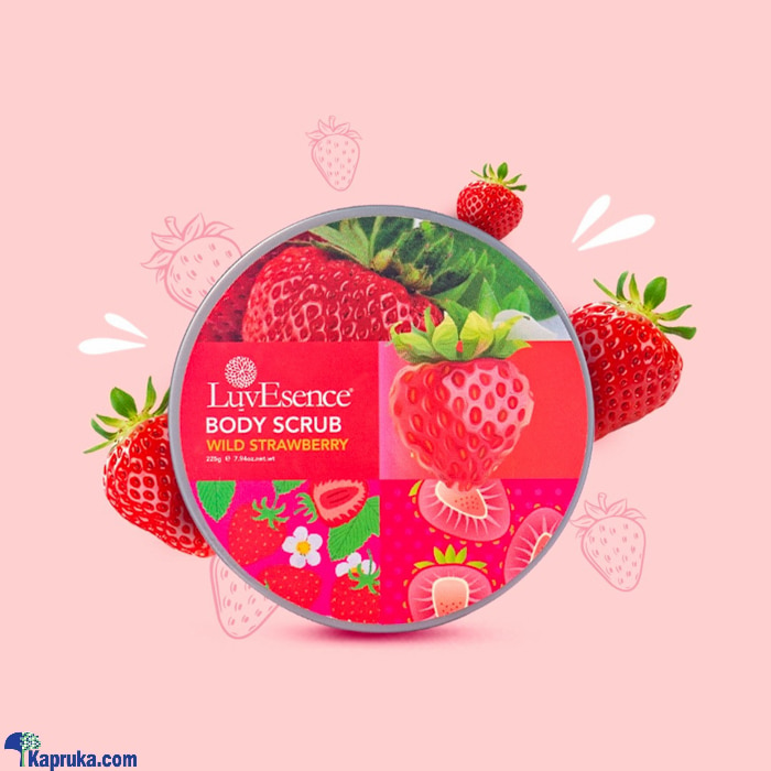 Luvesence Wild Strawberry - Body Scrub 200G (5044) Online at Kapruka | Product# cosmetics00903