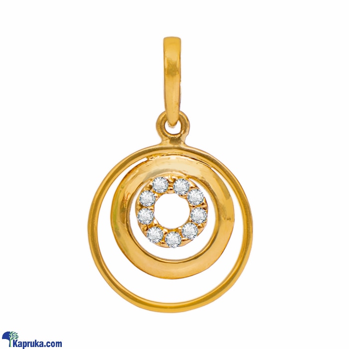Vogue 22k gold pendant set with 9(c/Z) rounds Online at Kapruka | Product# vouge00422