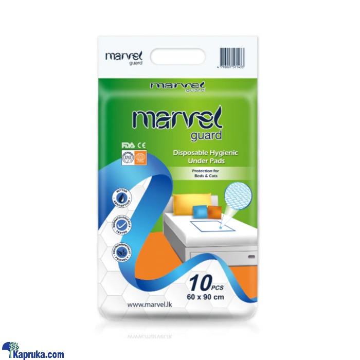 MARVEL DISPOSABLE HYGIENIC UNDER PADS - 10PCS Online at Kapruka | Product# pharmacy0093