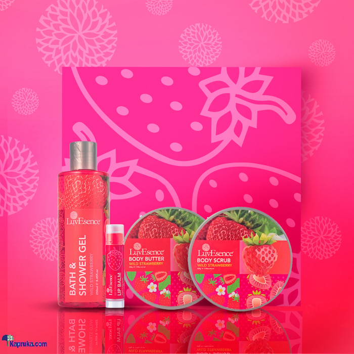Luvesence Wild Strawberry Gift Set Online at Kapruka | Product# cosmetics00966