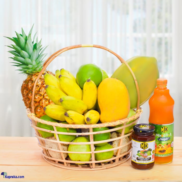 The Holiday Treat Fruit Basket Online at Kapruka | Product# fruits00180