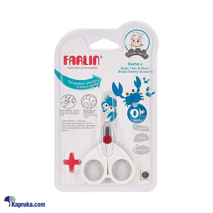 Farlin Thin And Short Blade Baby Safety Scissor Online at Kapruka | Product# babypack00666