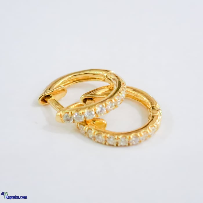 Alankara 18ky rose gold earrings with vvs1- g (22/12498) Online at Kapruka | Product# alankara0099