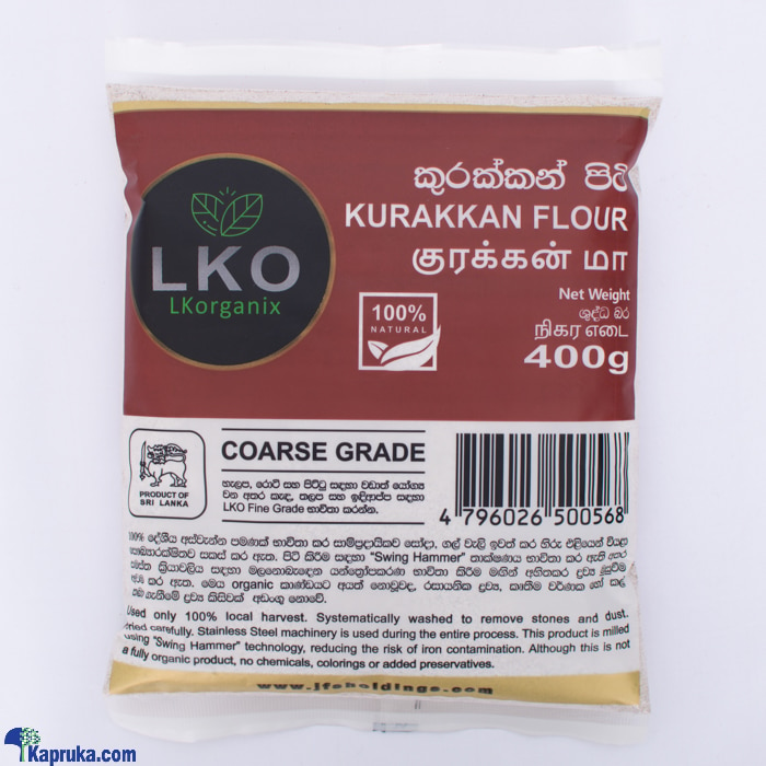 RAVINE Kurakkan Flour - Course Grade 400g Online at Kapruka | Product# grocery002499