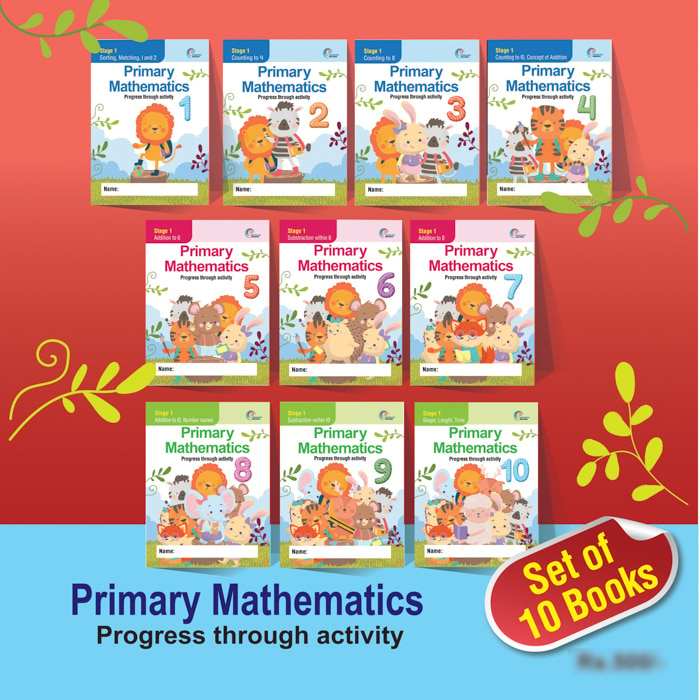Primary Mathematics - Pack Of 10 Books - (sarasavi) Online at Kapruka | Product# book01038