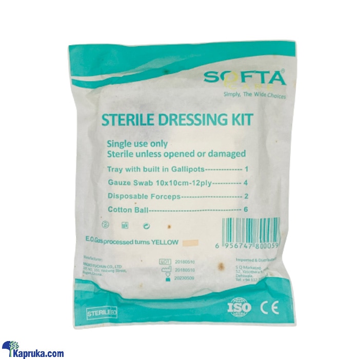 SOFTA STERILE DISPOSABLE DRESSING KIT Online at Kapruka | Product# pharmacy00135