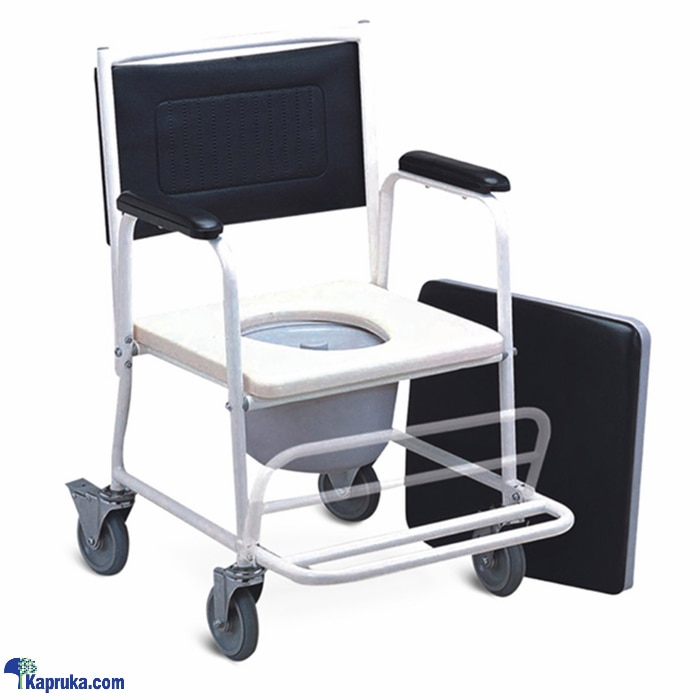 Commode Chair, With Castor Wheel, High Back SQ1010 Online at Kapruka | Product# pharmacy00149