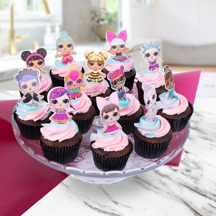 Lol Surprise Cupcake - 12 Pieces Online at Kapruka | Product# cake00KA001321