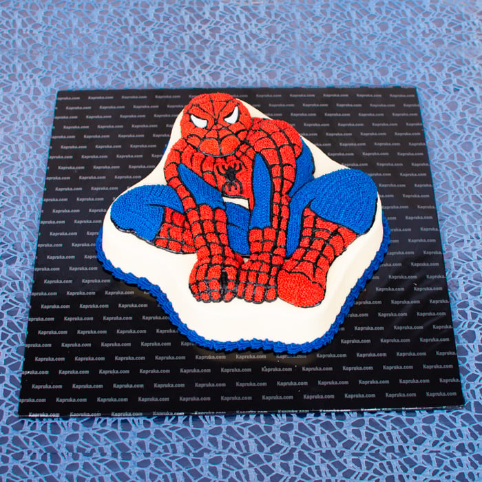 Friendly Neighborhood Spider Man Cake Online at Kapruka | Product# cake00KA001332