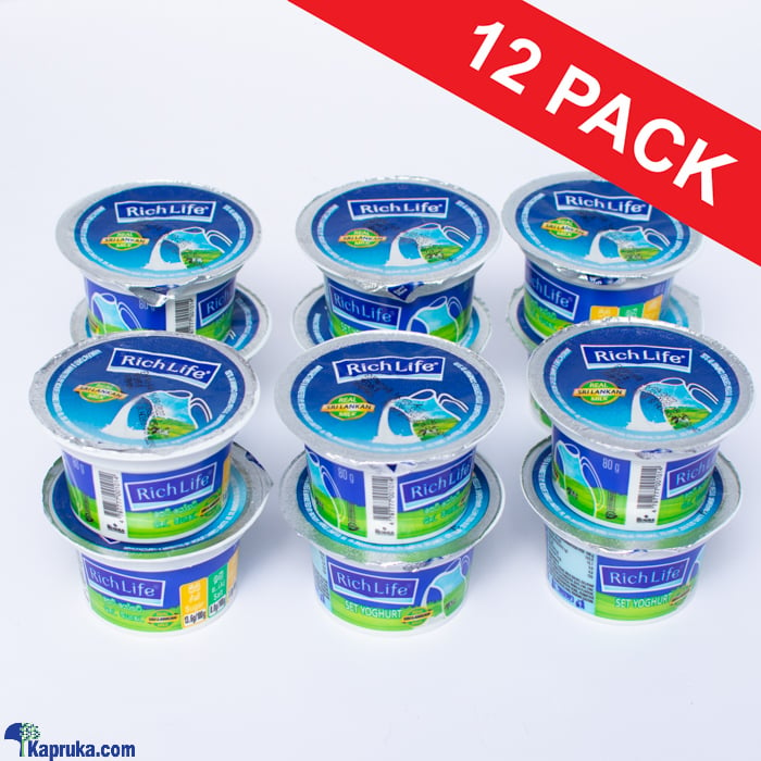 Rich Life Set Yoghurt - 12 Pack Online at Kapruka | Product# frozen00140