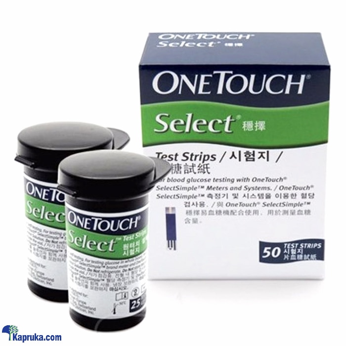 One Touch Select Glucose Test Strips Online at Kapruka | Product# pharmacy00176