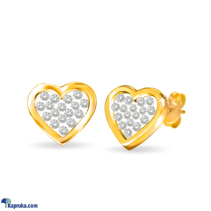 Diamond dreams 18kt yellow gold /  earing set ( 0.102 cts ) nv/0178/ER Online at Kapruka | Product# jewellerydd0112