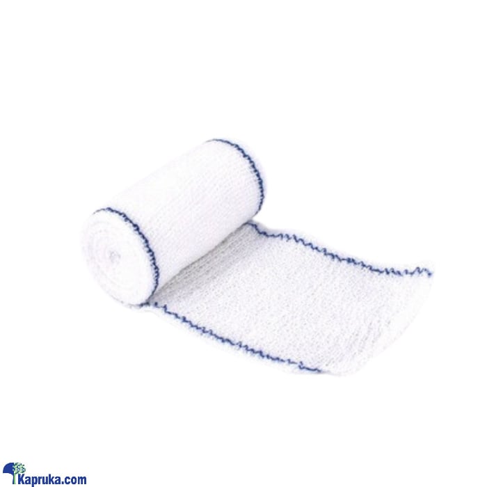 Cotton crepe bandage - blue line - 7.5cm x 4.5m- pr246/CCB7 Online at Kapruka | Product# pharmacy00190
