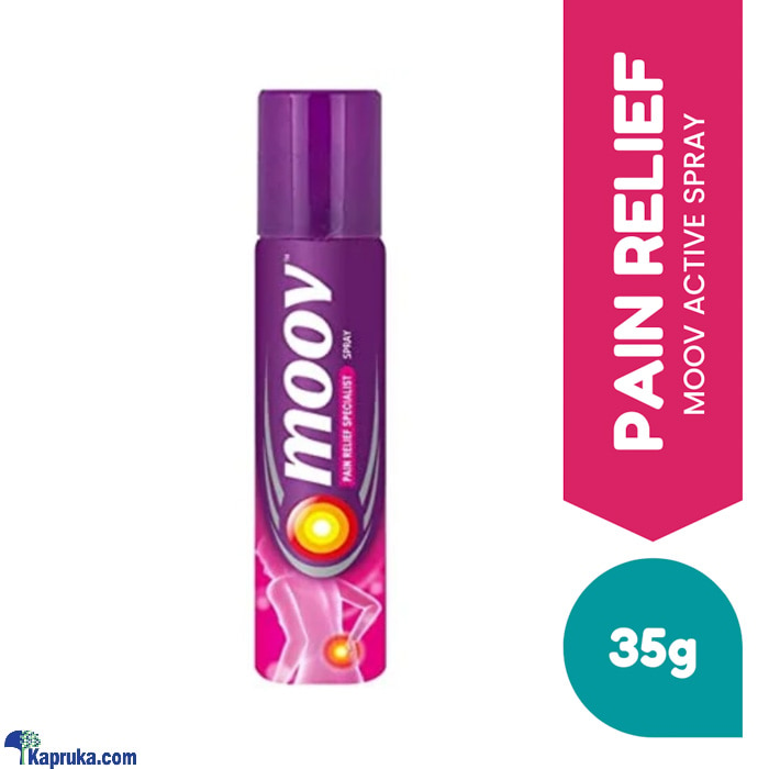 MOOV PAIN RELIEF SPECIALIST- ACTIVE SPRAY- 35G Online at Kapruka | Product# pharmacy00199