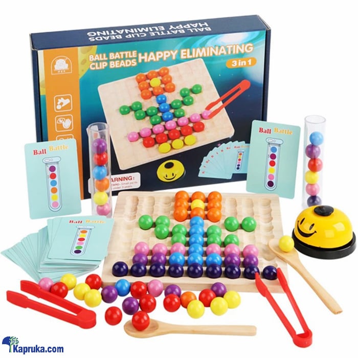 Wooden Beads Game Montessori Educational Early Learn Children Clip Ball Puzzle Online at Kapruka | Product# childrenP0802