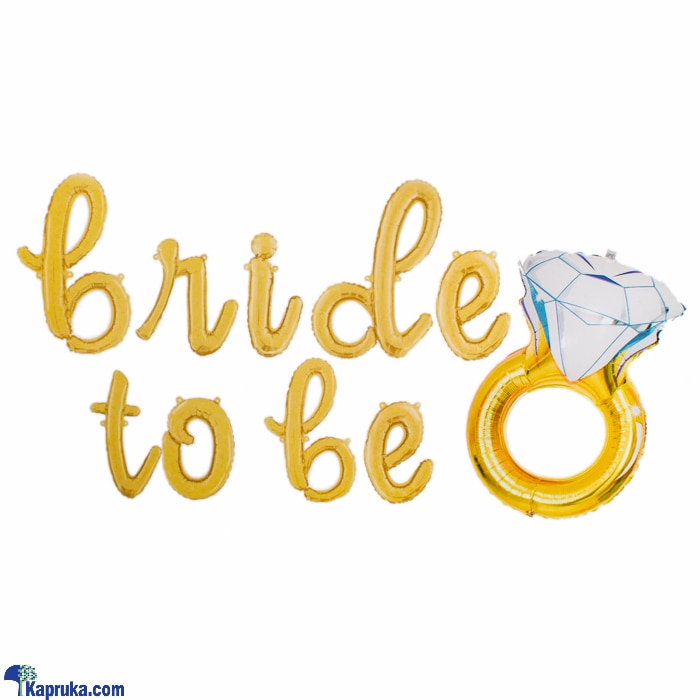 Bride To Be' Party Decoration Foil Balloon Set Of 7 Pcs- Deco's For Bridal Shower, Hen Party. Online at Kapruka | Product# baloonX00163