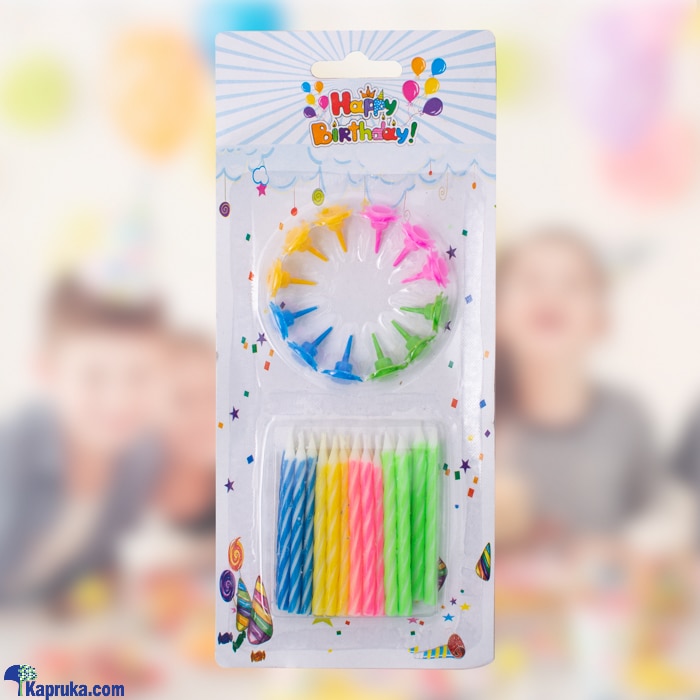 Colorful Birthday Candles, Candles For Birthday Party Online at Kapruka | Product# partyP00169