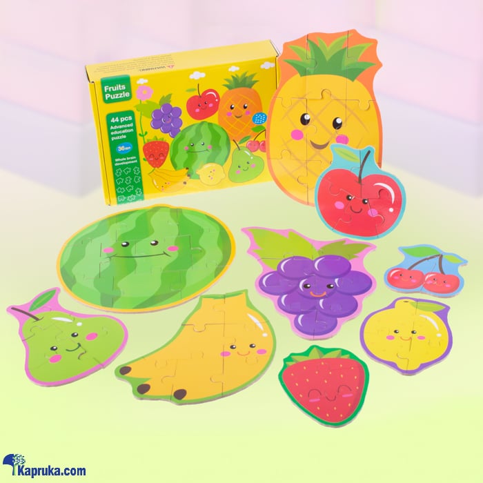 Wooden Fruits Puzzle For Kids, Educational Wooden Toy, Lean Numbers With Jigsaw Puzzles Set Online at Kapruka | Product# childrenP0814