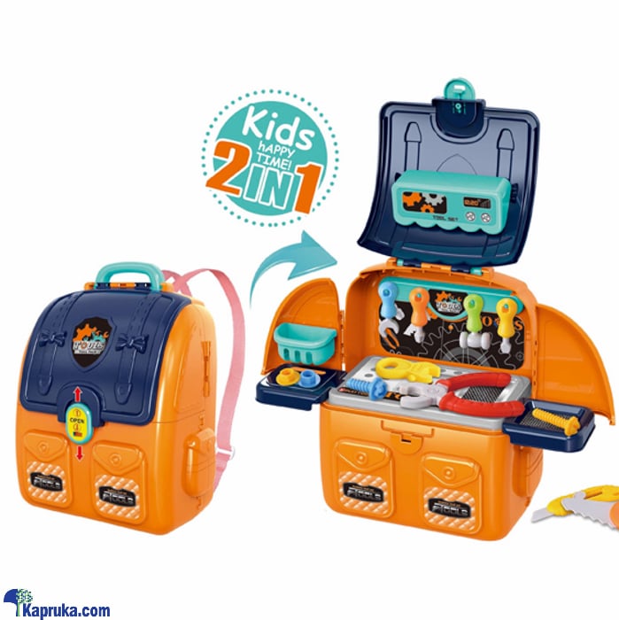 2 In 1 Kid's Tool Set, Tool Back Pack For Boys 6281 Online at Kapruka | Product# kidstoy0Z1452