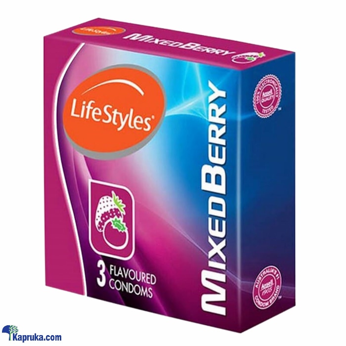 Life Styles Mixed Berry Condoms Online at Kapruka | Product# pharmacy00288