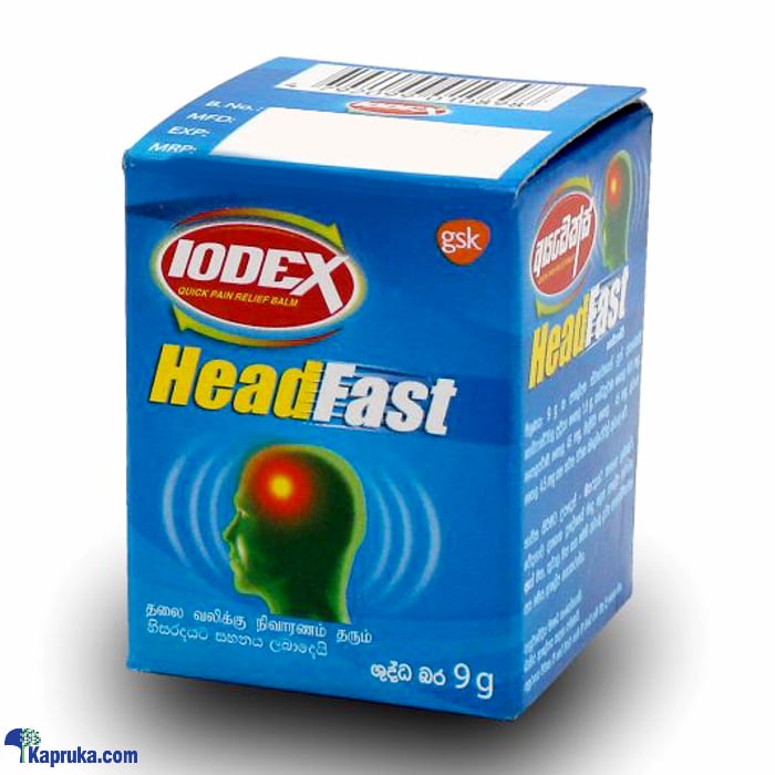 Iodex Quick Pain Relief Balm- Head Fast- 9g Online at Kapruka | Product# pharmacy00293