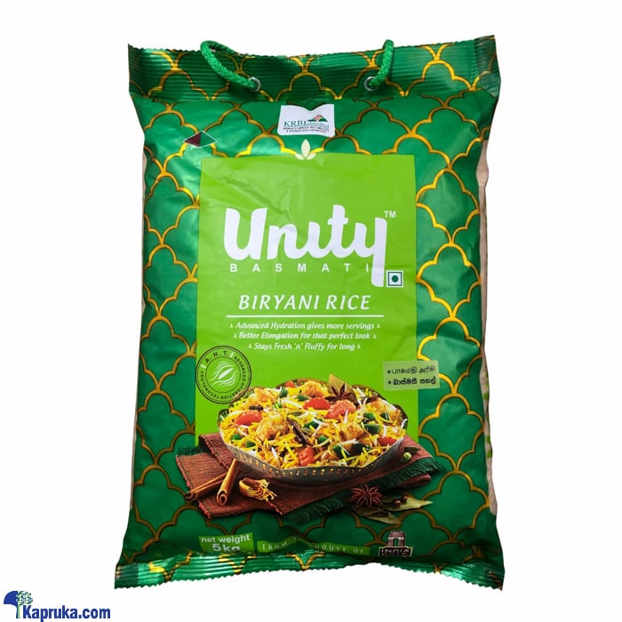 IG UNITY BASMATI BIRIYANI RICE 5kg Online at Kapruka | Product# grocery002555