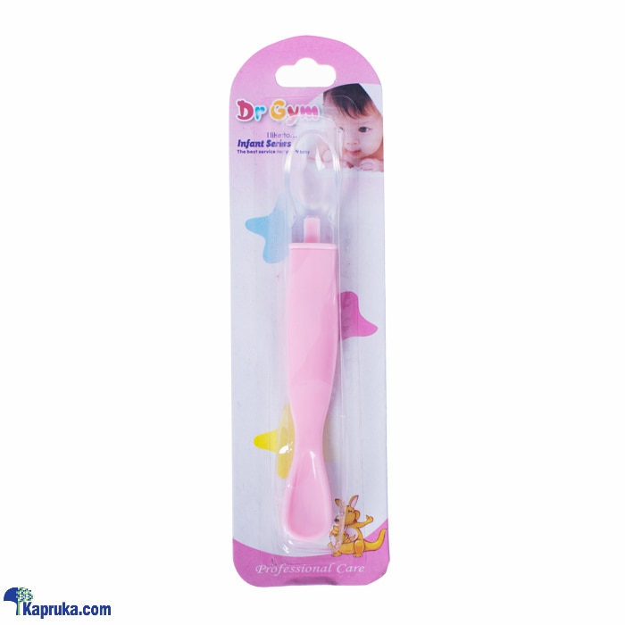 Silicone Baby Food Feeding Spoon , First Stage Feeding Spoons For Infants With Soft- Tip (pink) Online at Kapruka | Product# babypack00714