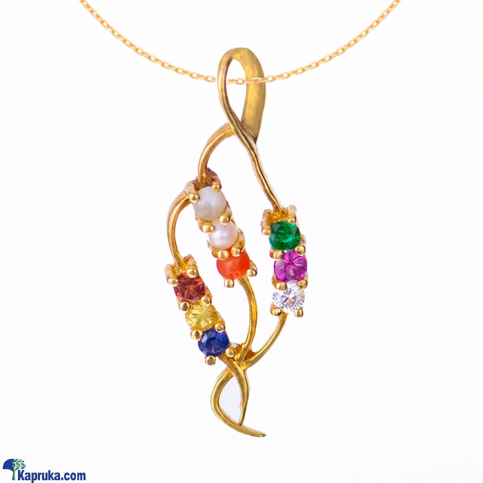 Mallika Hemachandra Color Stone Pendant(str) Online at Kapruka | Product# jewelleryMH00116