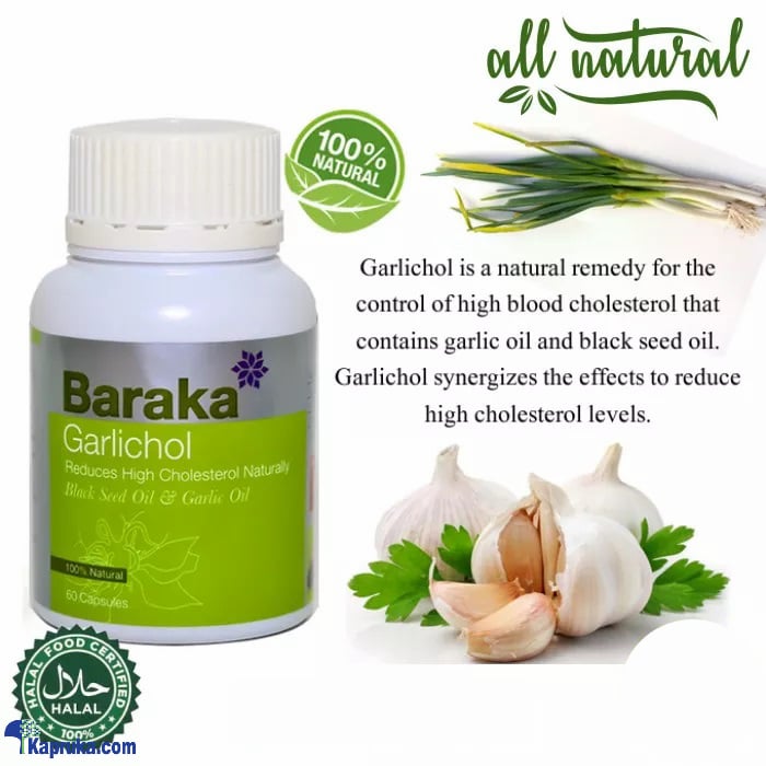 Baraka Garlichol Cap's 60's Online at Kapruka | Product# pharmacy00309