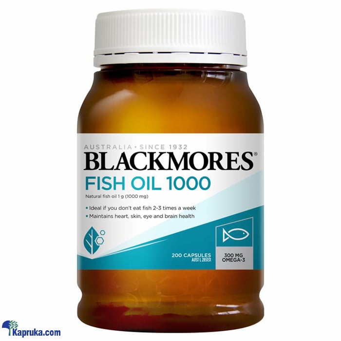 BLACKMORES Fish Oil1000odourless- 200 Capsules. Online at Kapruka | Product# pharmacy00310