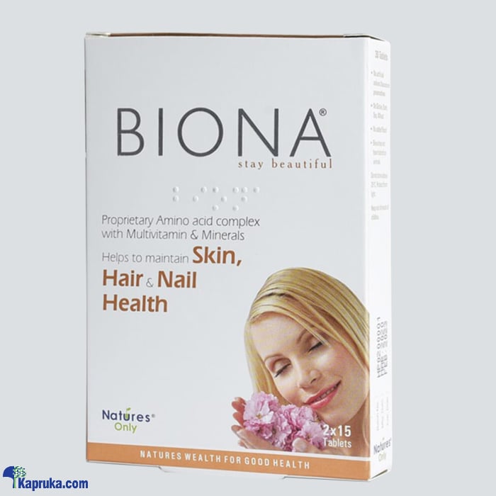 Biona (2 X 15 Tablets ) Online at Kapruka | Product# pharmacy00313
