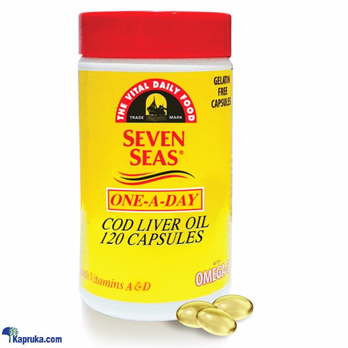 Seven Seas Pure Cod Liver Oil 120 Capsules - (one A Day) Online at Kapruka | Product# pharmacy00316