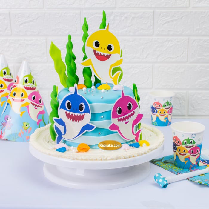 Baby Shark Kids Birthday Cake Online at Kapruka | Product# cake00KA001344