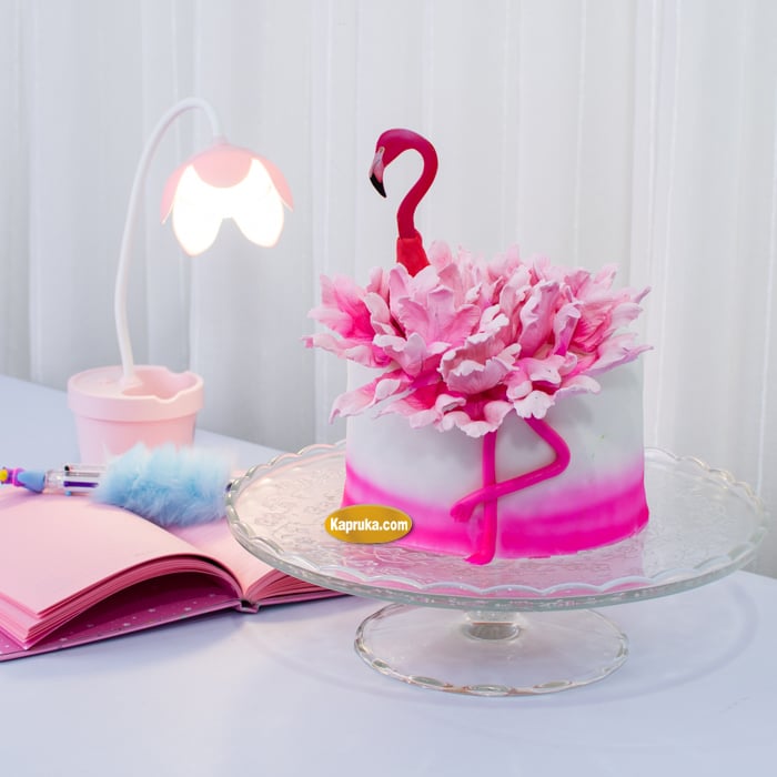 Stunning Flamingo Cake Online at Kapruka | Product# cake00KA001341